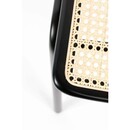 Zuiver Jort Black Rattan Dining Chair from Accessories for the Home