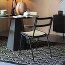 Zuiver Jort Black Rattan Dining Chair from Accessories for the Home