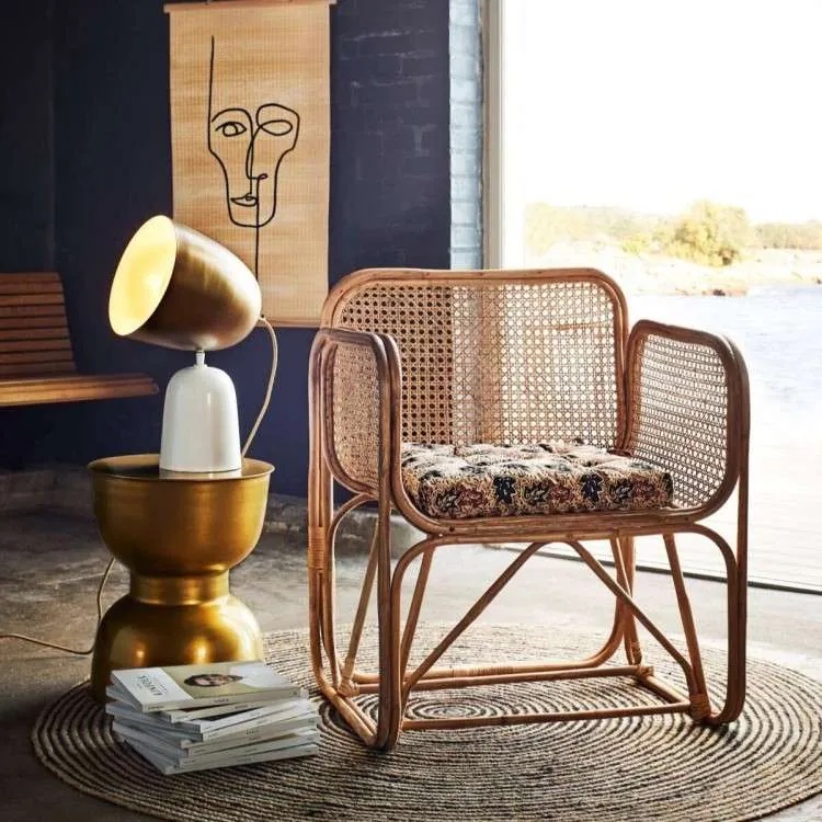 cane armchair