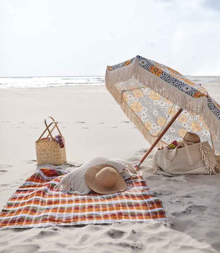 beach scene